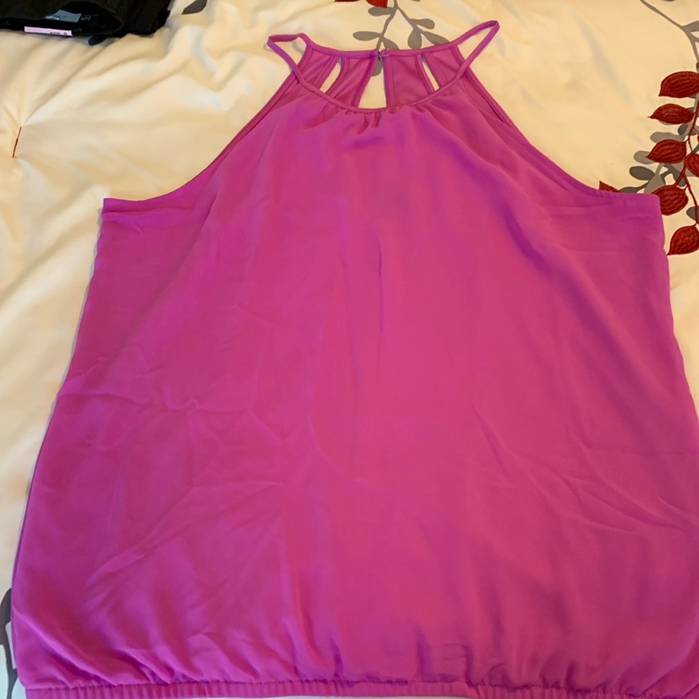 Express Women’s sleeveless Top - Size L - Pink
